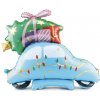 PartyDeco Fóliový vianočný balón - Auto 102 x 107 cm