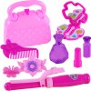 KAIYUE 1800KB Beauty set pre dievčatá, kabelka so srdiečkom a kozmetické doplnky, 8ks
