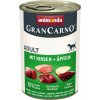 ANIMONDA GranCarno Adult Vepřové maso se zvěřinou a jablky - mokré krmivo pro psy - 400g