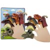 LEAN TOYS Dinosaurie hlavy na prsty - 5 kusov