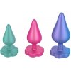 Romp - luster anal training kit s/m/l with flower-shaped base