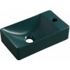 Sapho MARGITHA keramické umývadlo 38x22cm, otvor pro batériu vpravo, petrolejová SPH MGT38220