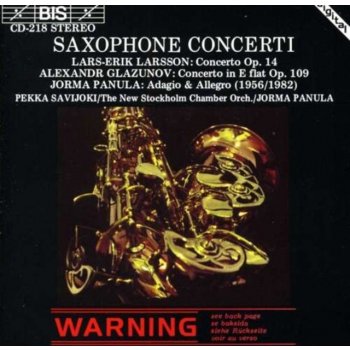 Saxophone Concertos - Stockholm, Savijoki, New Stockholm Co CD