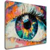 Impresi Obraz Farebné oko - 90 x 70 cm