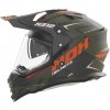 přilba N312 Vapor, NOX (khaki matná,oranžová vel. S)