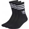 ADIDAS ORIGINALS-3 PACK-CREW SOCK-BLACK Čierna 37/39