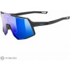 uvex Sequenze CV okuliare, black matt/mirror blue