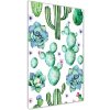 Vertikálny foto obraz sklo tvrdené Kaktusy 50x100 cm