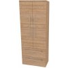 Mereo, Mereo Bino, kúpeľňová skrinka vysoká 163 cm, dvojitá, Multidecor, Light Select Walnut, MER-CN699LSW1