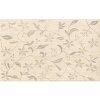 Cersanit OBKLAD TANAKA CREAM INSERTO FLOWER MATT 25X40 cm 1ks