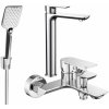 Súprava batérií MEXEN ALFA XXII - umývadlová batéria + vaňová batéria so sprchou chróm