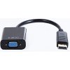 Gembird adaptér DisplayPort - VGA, M/F, čierna, A-DPM-VGAF-02