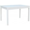 Domov Združenie DZ BERGAMO 135P L18 BI 135 x 80 cm pevný plát lamino 18 mm nohy masív Biely