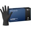 Espeon Latexové rukavice LATEX BLACK 100 ks, nepudrované, čierne, 5.8 g Veľkosť: M