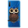 Odolné silikónové puzdro iSaprio - Owl And Coffee - Huawei Honor 9X