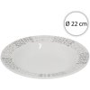 Affek Design MX3919 Porcelánový hlboký tanier okrúhly 22 cm