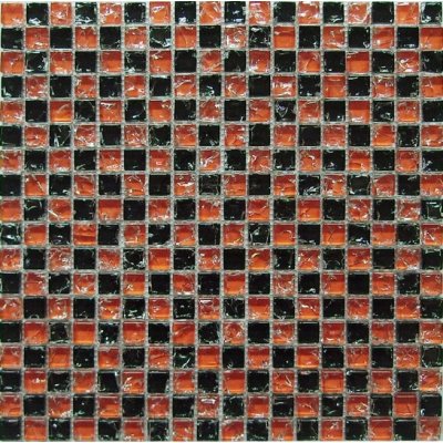 Maxwhite JSM-BL001 Mozaika 29,7 x 29,7 cm čierna, červená 1ks