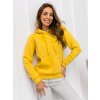 Bledožltá dámska mikina s klokaním vreckom Bolf W02