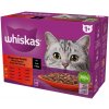 WHISKAS klasický výber hovädzina kura jahňa morka v šťave 12 x 85 g