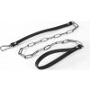 Whips Primal Bond Leash Black, kožené vodítko
