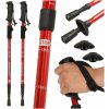 Trekkingové palice / palice na nordic walking skladacie 2 kusy červené