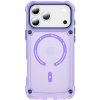 AppleKing odolný transparentný kryt s MagSafe pre iPhone 17 Pro - fialový - možnosť vrátiť tovar ZADARMO do 30tich dní