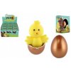 Teddies Vajcia liahnuce a rastúce kuriatko v krabičke 8 x 10,5 cm 12 ks