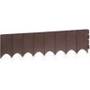 Prosperplast Záhradná palisáda 595 cm Garden Fence, hnedá