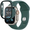 AppleKing silikónový remienok s puzdrom s tvrdeným sklom pre Apple Watch Ultra 49mm - petrolejový - možnosť vrátiť tovar ZADARMO do 30tich dní
