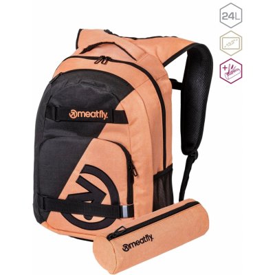 Meatfly Exile Peach/Charcoal 24 l