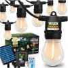 Solárna záhradná girlanda - 230V - USB - 40x LED - 14,5 m - teplá biela + diaľkové ovládanie - PYRIS LUMILED