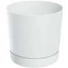 PROSPERPLAST Kvetináč TUBO P 17,8cm biely
