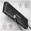 AXAGON hub USB-A / HUE-F7A / USB 3.2 Gen1 / 7x USB-A / hliníkové tělo / 1m (HUE-F7A)