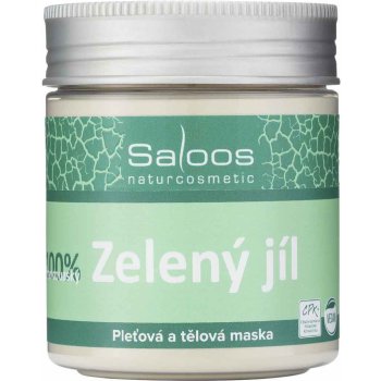 Saloos Green Clay telová a pleťová maska 100% French 80 g