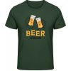 Akciové Gildan Soft-Style Tričko - Dizajn - Čas na Pivo - Forest Green - XL - Pánske