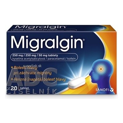 Migralgin tbl 1x20 ks, 5944705004480