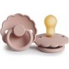 Frigg Daisy kaučuk cumlík Blush 1×1 ks