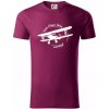 Still Plays With Planes - Tričko z organickej bavlny - XL ( Fuchsiová )