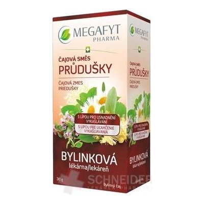 MEGAFYT Bylinková lekáreň Čajová zmes PRIEDUŠKY bylinný čaj, s lipou, 20x1,5 g (30 g)