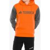 Mikina s kapucňou adidas TERREX Multi Large Logo Hoody - semi impact orange/charcoal