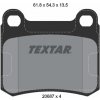 Sada brzdových platničiek kotúčovej brzdy TEXTAR 2068703