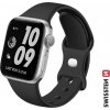 SWISSTEN silikonový řemínek pro Apple Watch 38-40 mm černá 46000101