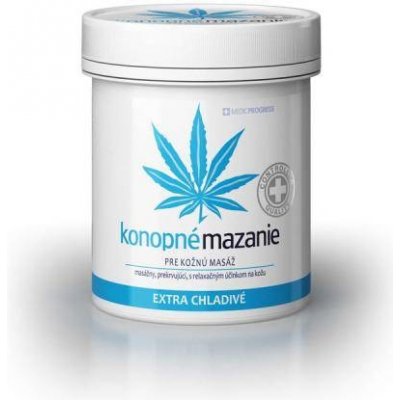 Medicprogress Konopné mazanie extra chladivé 250ml