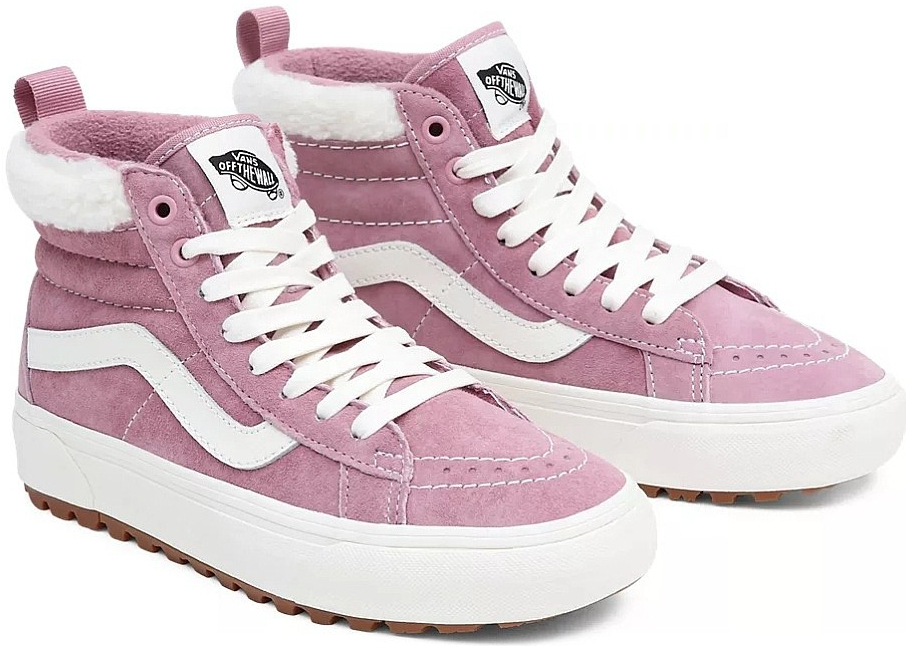 Vans Sk8 Hi MTE 1 Suede Sherpa Lilas