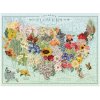 Galison Puzzle Kvety USA 1000 dielikov