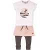 DIRKJE Set 3dielny so sukňou 68 White+Smokey Pink+Smokey Grey+aop E38203-31-68