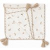 Mušelínová detská deka 75 × 90 cm, s bambuľkami, bavlnená pre bábätko - Lúka Baby Nellys