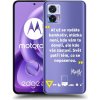 Picasee silikónový prehľadný obal pre Motorola Edge 30 Neo - Kazma - SVĚT PATŘÍ TĚM, CO SE NEPOSEROU