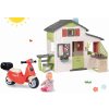 Set domček Priateľov a odrážadlo s kufrom Friends House Life Smoby rozšíriteľný s letnou kuchynkou a Corolle bábika
