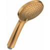 Duravit Sprchy Sprchová hlavica, 3 prúdy, MinusFlow, kefovaný bronz UV0652016004